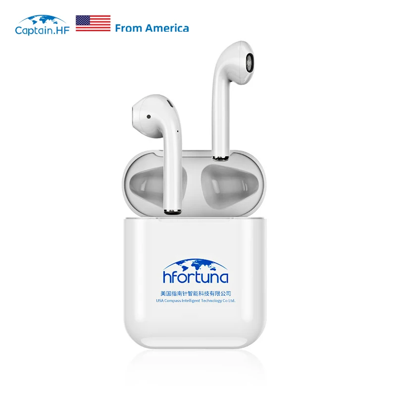 

US Captain.HF TWS-06 Wireless Bluetooth Earphones TWS 5.0 Earbuds Headset Hands-Free Earpiece Deep Bass with CVC8.0 Noise Cancel