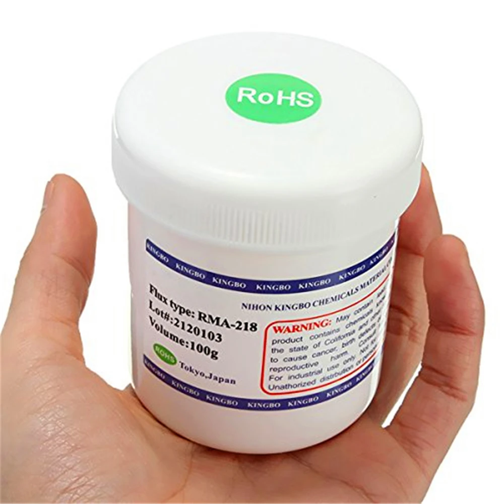 Kingbo RMA 218 bga Solder Flux Paste Solder 100g for SMT Reballing