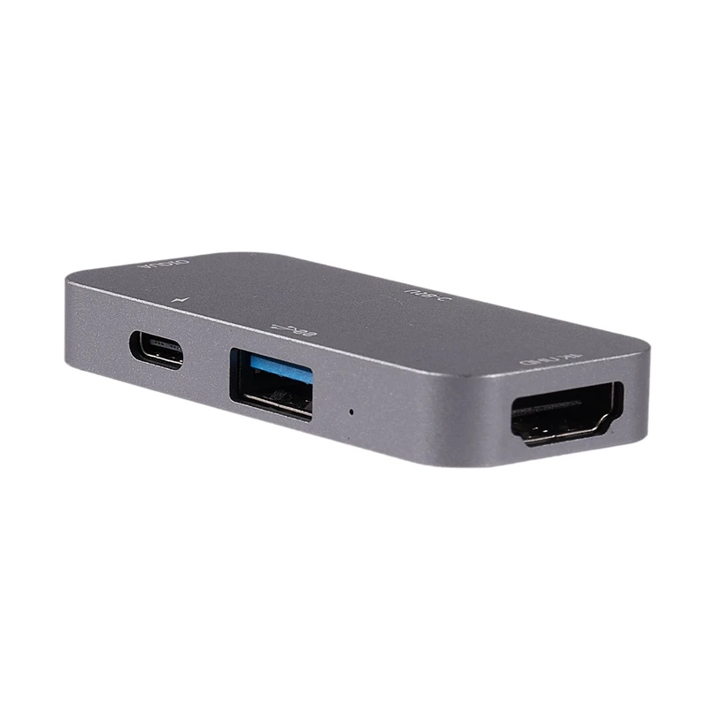 Тип-C концентратор подходит для Apple MacBook адаптер зарядки PD USB-C компонентов HDMI 4-в-1 док-станция