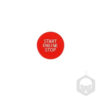 

Suitable for 2019 2020 2021 BMW 3 Series G20 ABS red one-key start button frame