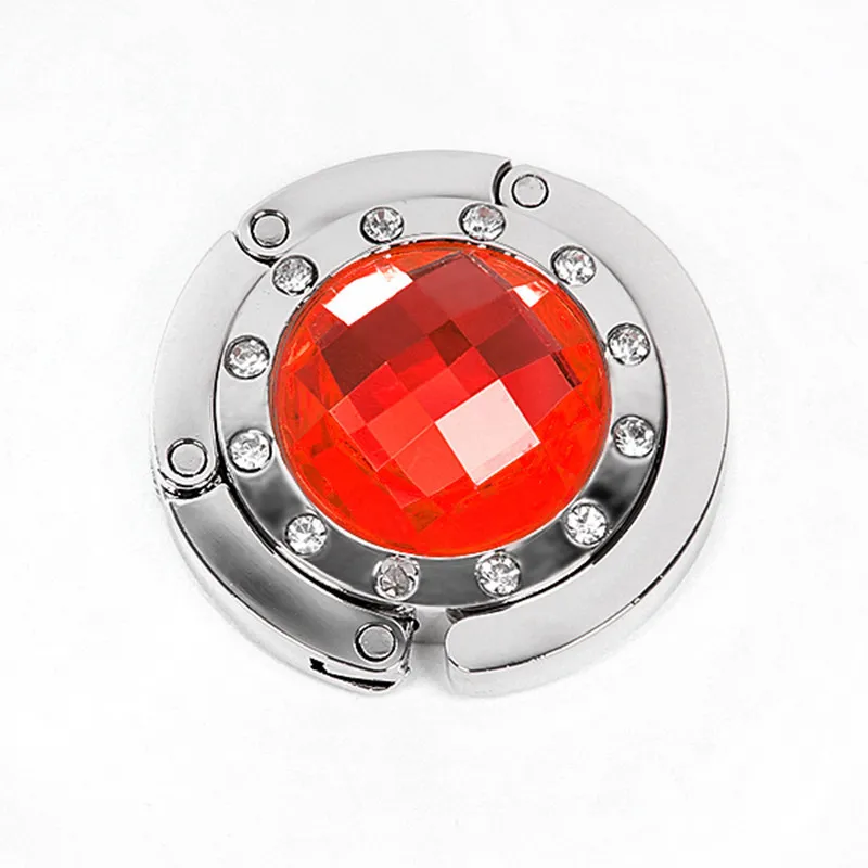 Портативный металлический складной держатель для крючка сумки сумочки