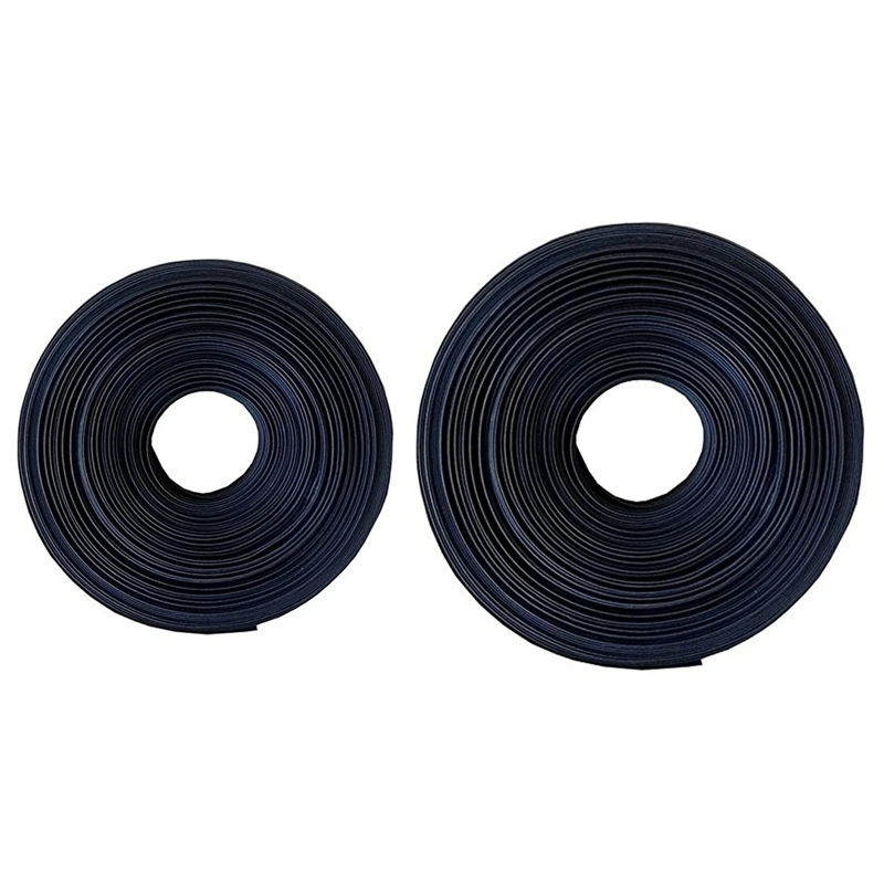 2 шт Черная термоусадочная трубка электрическая Автомобильный кабель/провод м (50
