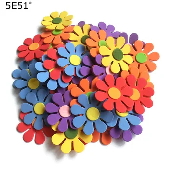 

Creative DIY Variety Flower Shape Foam Toys for Kids Learning Educational Toy Wall Decor