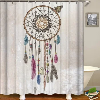 

New 71"x71" Waterproof Shower Curtains for Bathroom Home Decor Polyester Fabric Shower Curtains Geometric Pattern Shower Curtain