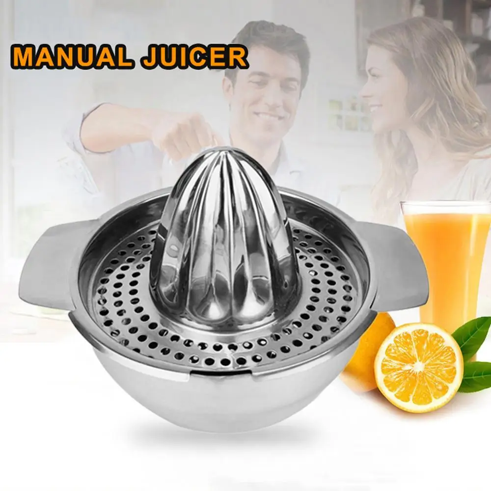 

Multi-porpose Manual Juicer for Orange Citrus Stainless Steel Hand Squeezer with Filter