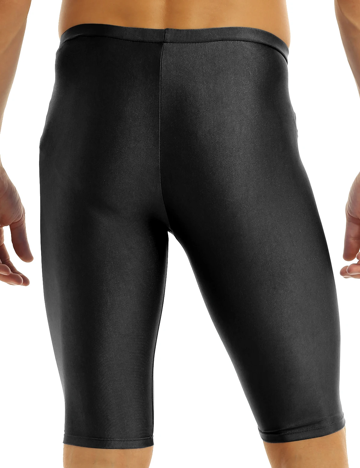Mens Summer Elastic Leisure Tight Shorts Quick Dry Compression Sports Workout Gyms Short Pants Board Shorts Beach Wear