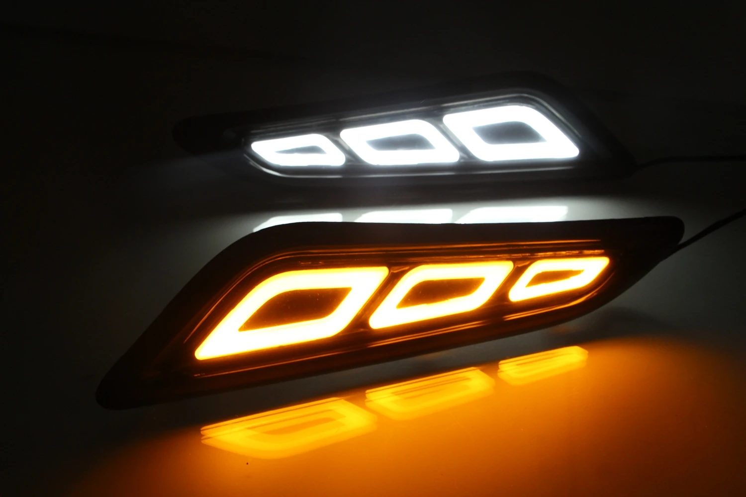 СВЕТОДИОДНЫЙ DRL, световая сигнальная лампа с поворотом, боковые отверстия для Nissan Patrol Y62 Armada аксессуары