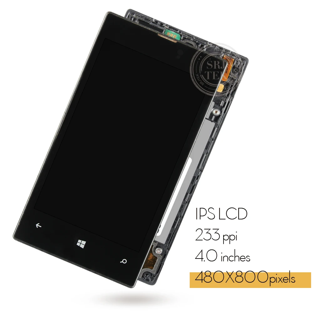 Сенсорный жк экран для NOKIA lumia 520 4 дюйма сменные детали 520|Экраны мобильных