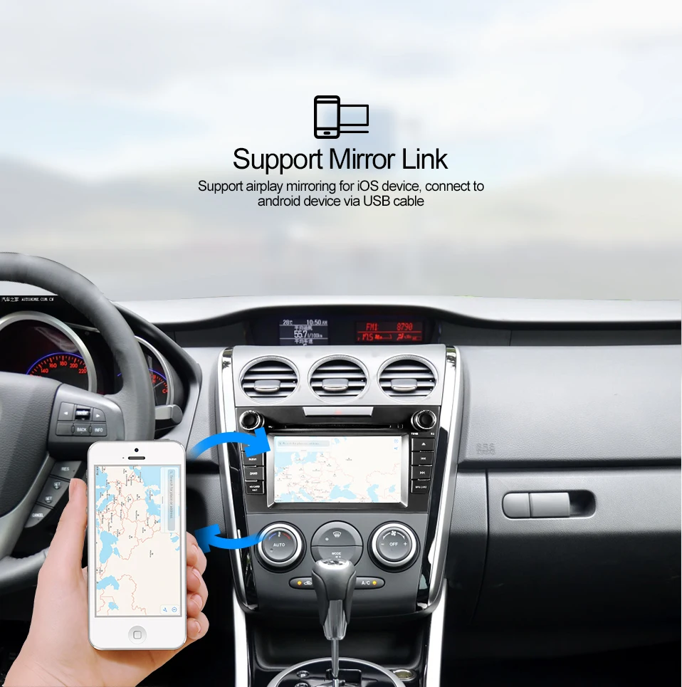 Perfect Asottu android 9.0 car dvd  for Mazda CX-7 2008 2009 2010 2011 2013 2013 2014 2015  gps navigation radio video player 15