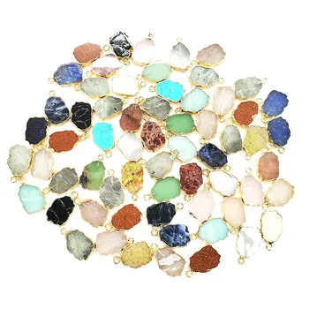 

Natural Stone Amazon Pendant 14x17mm Exquisite Irregular Glittering Stone Pendant For Jewelry DIY Necklace Bracelet Accessory