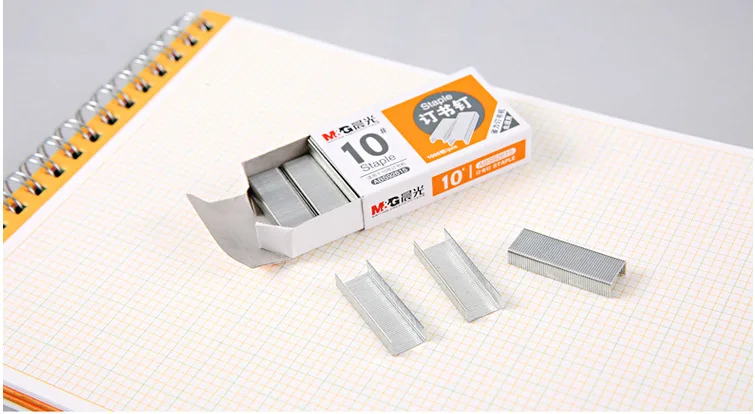 M&G Stationery Students Office Mini Staples 10# Stapler Small Staples ABS92615