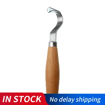 

New Stainless Steel Woodcarving Cutter Carving Knife Woodcut Tools Woodwork Sculptural DIY Wood Handle Chisel Spoon Tools