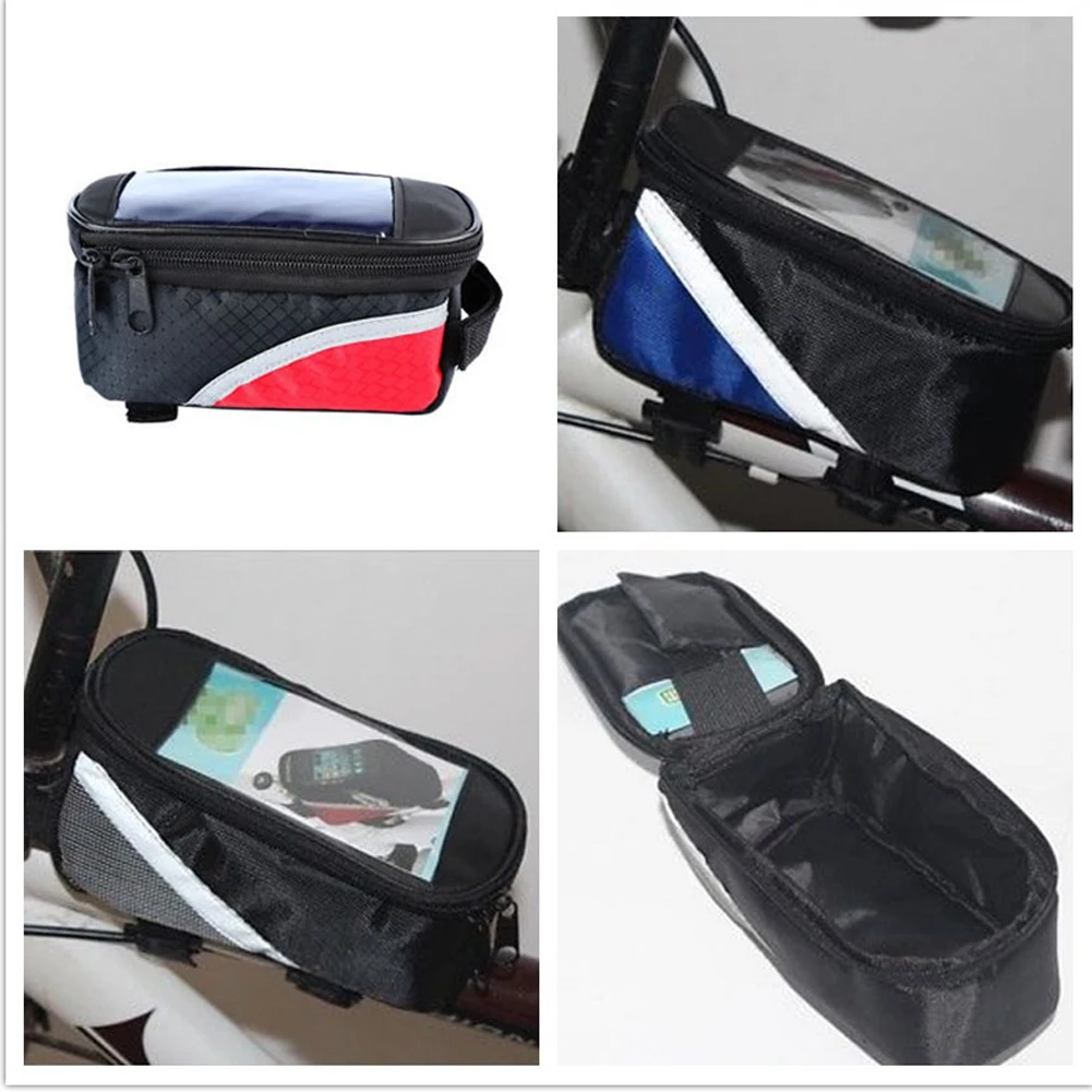 Велосипедный держатель для телефона панье нарамная Передняя сумка сенсорный экран для сотовый телефон на велосипеде велосипед Экран