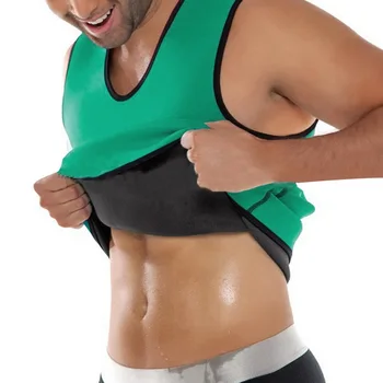 

Men's Fashion Slimming Bodybuilding Shapers 2020 New Gym Waist Abdomen Fat Burning Clothing Corset Tank Top