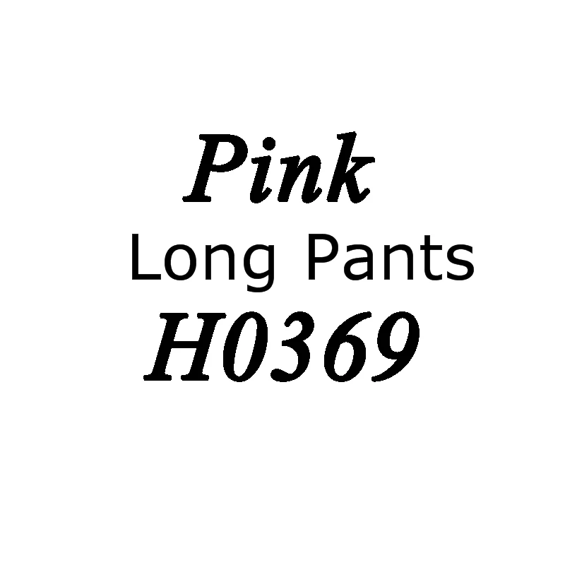 Женские Штаны - Цвет: Pink-Long Pants