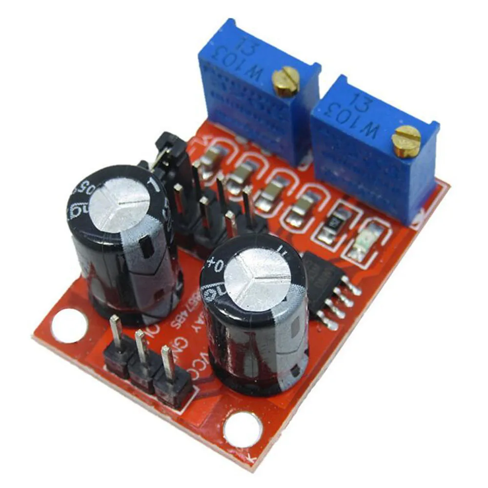 

1 PCS NE555 Pulse Frequency Duty Cycle Adjustable Module Square Wave Rectangular Wave Signal Generator Stepper Motor Drive