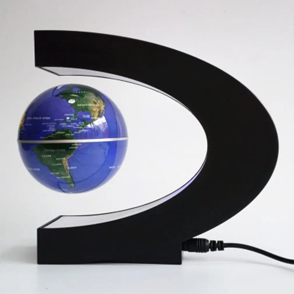 Магнитная плавающая карта мира шар Левитация Глобус лампа прохладный офис украшение дома земной Глобус лампа