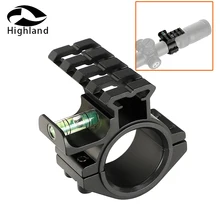 20 мм Вивер Пикатинни RailLaser фонарик баррель крепление 25,4 мм 30 мм кольцевой адаптер пузырьковый уровень на прицел винтовки крепление для охоты область