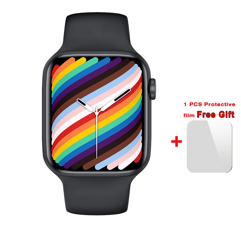 Original iwo W27 Max Smart Watch Two Button 45mm Series 7 Wireless Charger Bluetooth Call IP68 Waterproof Password Smartwatch 