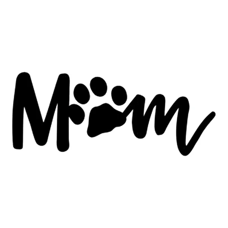 Оконный стиль лапы и мама виниловая наклейка переводная DIY удаляемая Наклейка для окна/грузовика/ноутбука/стены