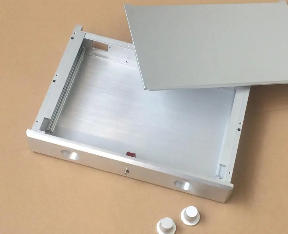 Size W300 H61 5 D228 Pre amp headphone amplifier DAC decoder All aluminum chassis BZ3306 power amplifier chassis