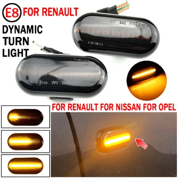 

For Dacia Duster Dokker Lodgy Renault Megane 1 Clio1 2 KANGOO ESPACE Smart Fortwo 453 Led Dynamic Side Marker Turn Signal Lights