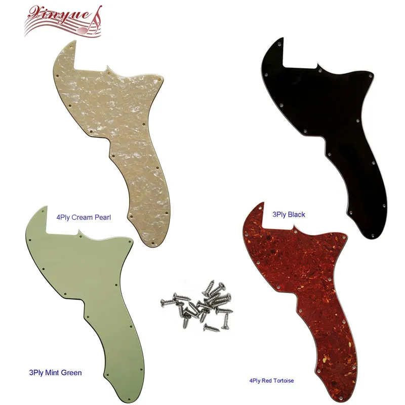 

Pleroo Guitar Parts For 12 hole screws US Blank Tele 69 Thinline Guitar Pickguard Scratch Plate no pickup and no control knob