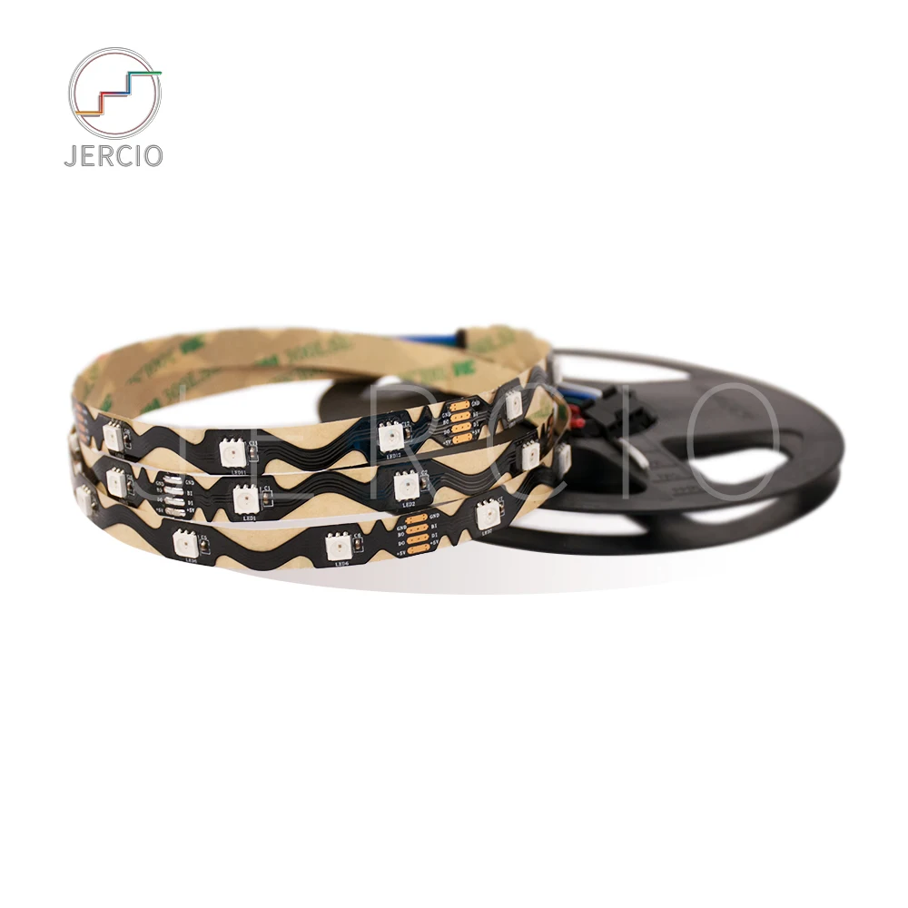 

DC5V SMD5050 ws2812b s-shaped sk6812 30leds/m breakpoints continuingly addressable digital led strip for uneven place Program