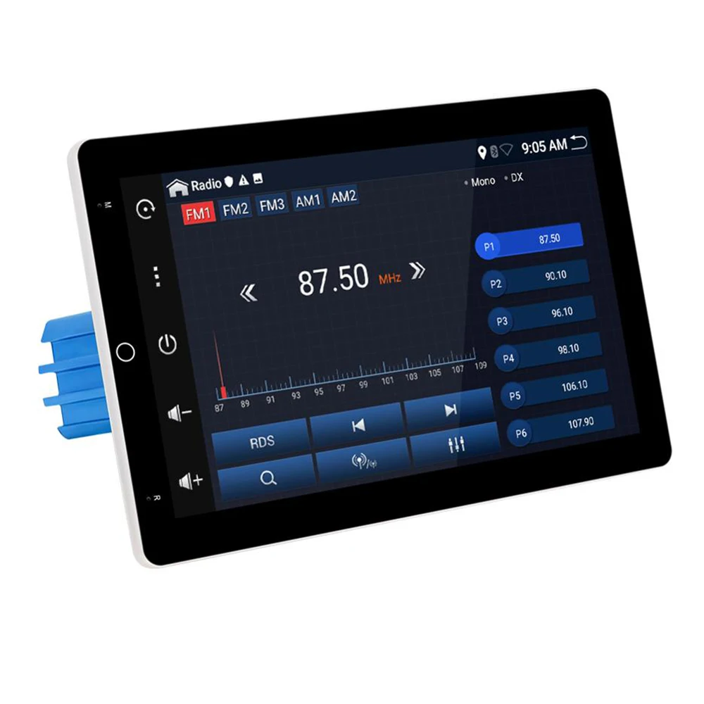 Eunavi 2 din Android 9 car multimedia radio player universal TDA7851 IPS Electric rotation screen G