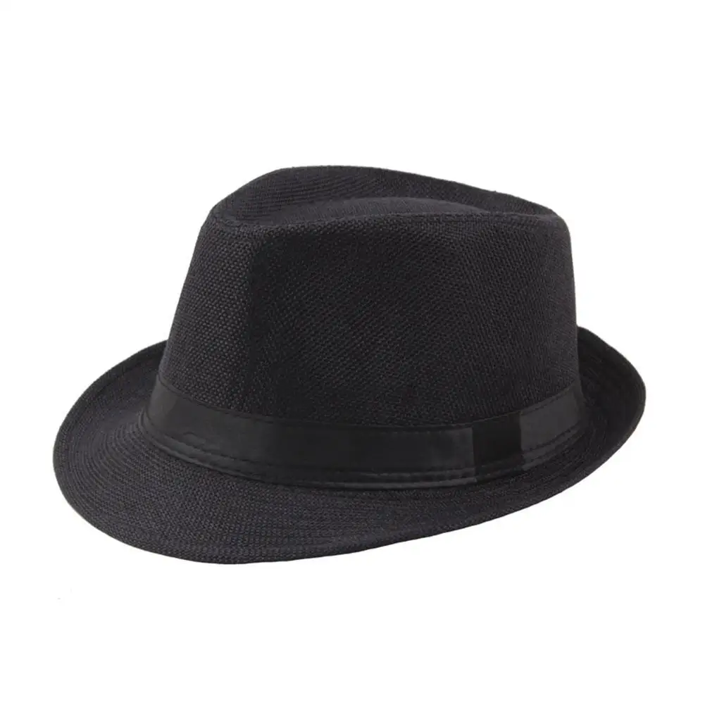 Шляпа Fedoras унисекс винтажная Мужская и женская шляпа-пирожок с корсажная лента Джаз теплые шапки и кепки шляпа от солнца