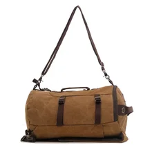 Брендовый мужской рюкзак для путешествий, винтажные холщовые сумки, Большая вместительная сумка для путешествий, многофункциональные сумки через плечо