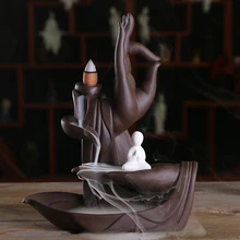 Дракон нордический держатель курильницы водопад курильница питания офиса керамический дом