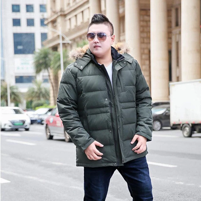 Winter Park Cotton Jacket Men's Hooded Warm Jacket With Fur Collar Fashion Casual  Jacket Men's Coat More Size XL-10XL - AliExpress
