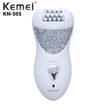 Kemei Multi-Function Rechargeable Electric Ladies Epilator Razor Quality Beauty Care Tools Women's Daily Necessities KM-505