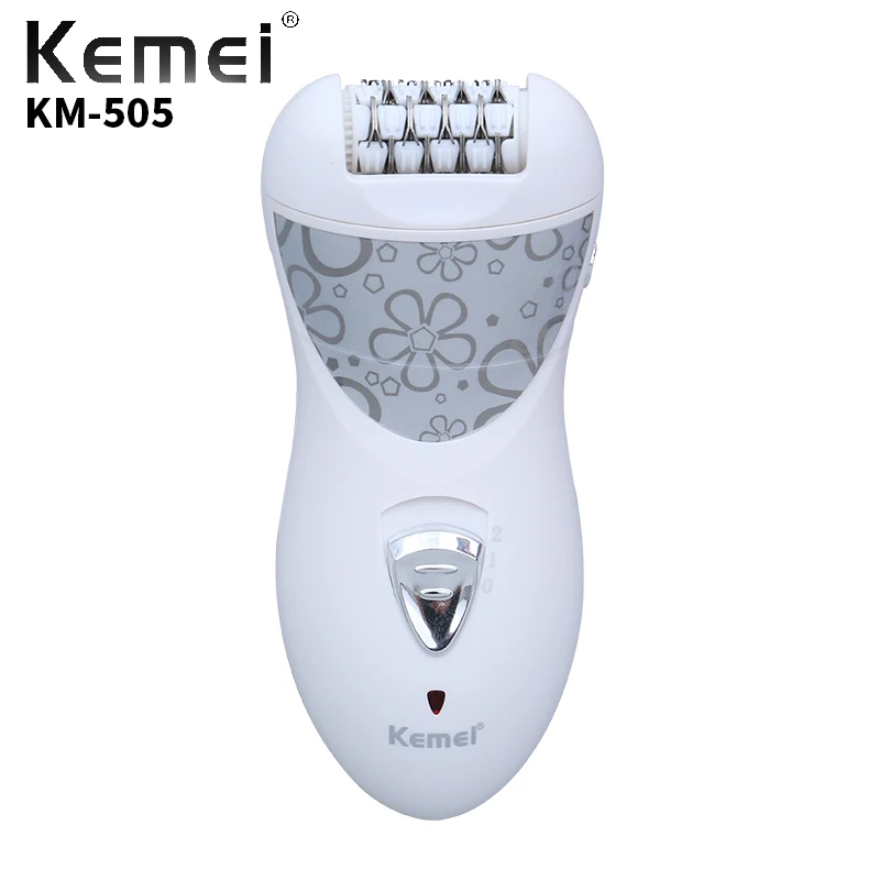 

Kemei Multi-Function Rechargeable Electric Ladies Epilator Razor Quality Beauty Care Tools Women's Daily Necessities KM-505