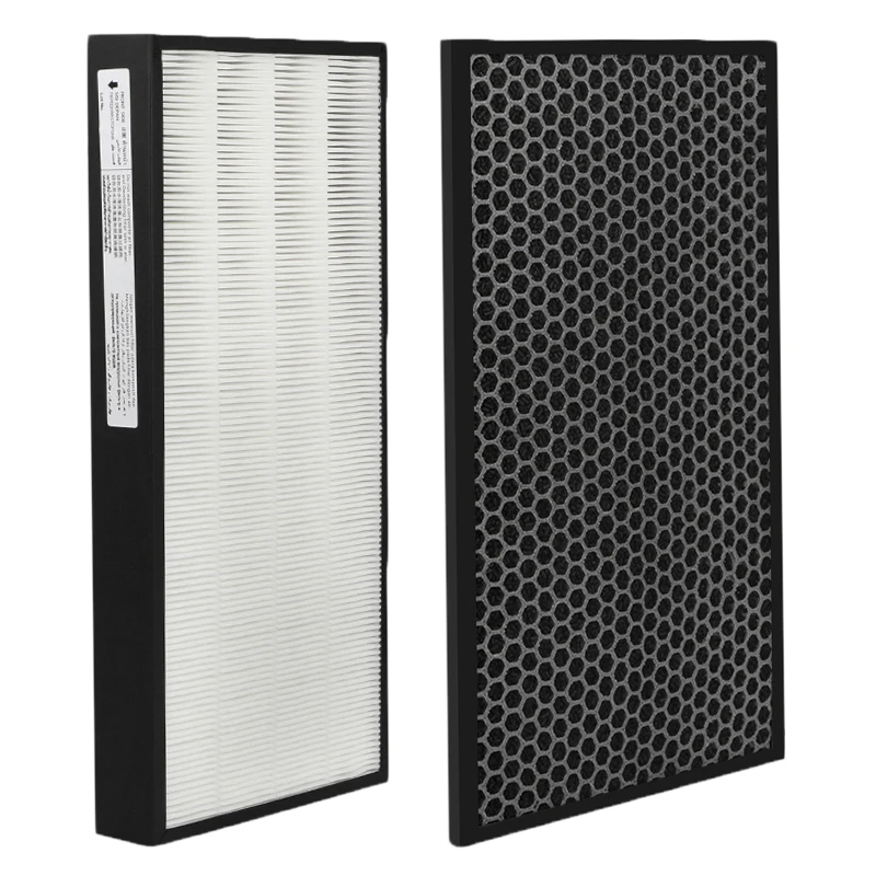 2Pcs/set Carbon Filter For Panasonic F-VXD50C F-PXC50C Purifier Heating Cooling Air Conditioning Appliance Parts Replacement