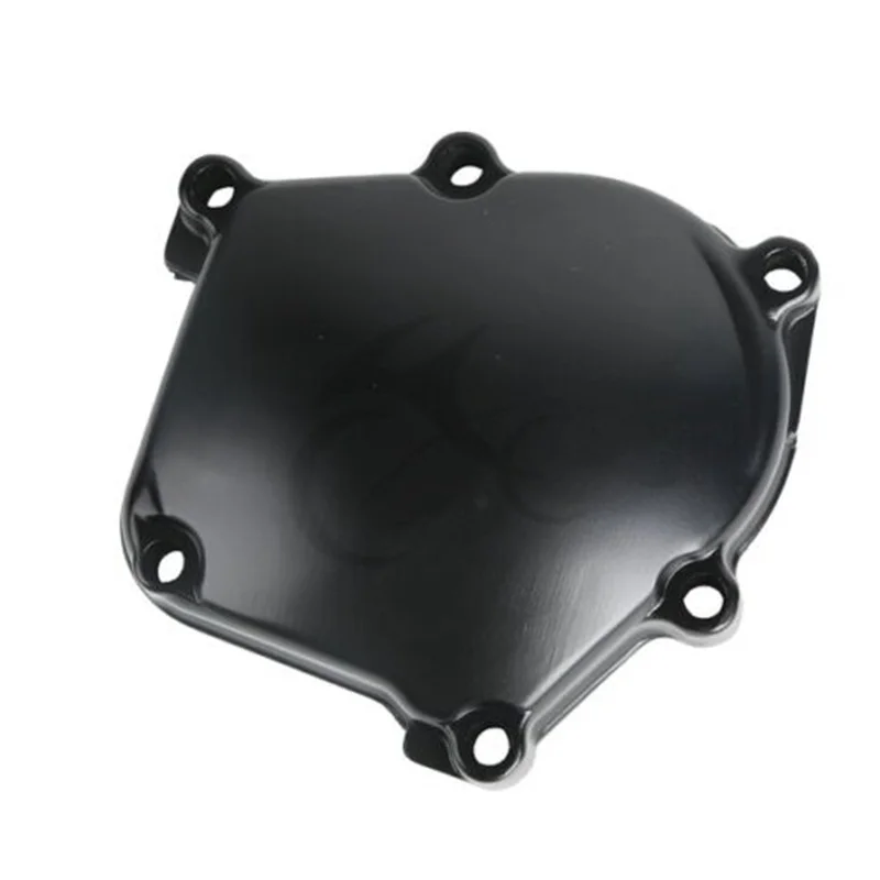 Мотоцикл черный алюминиевый статор с ЧПУ крышка двигателя картера для Kawasaki Ninja ZX6R 1998-2006 99 00 01 02 03 04 05