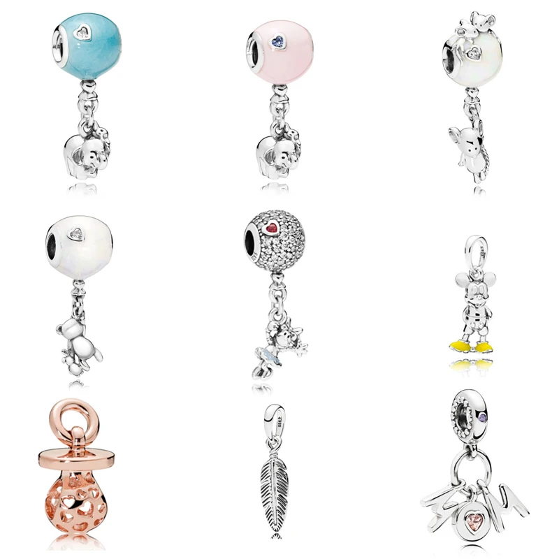 

New Colletion 100% 925 Sterling Silver Best Mom Charm Fit Pandora Bracelet Beads For Jewerly Making Gift