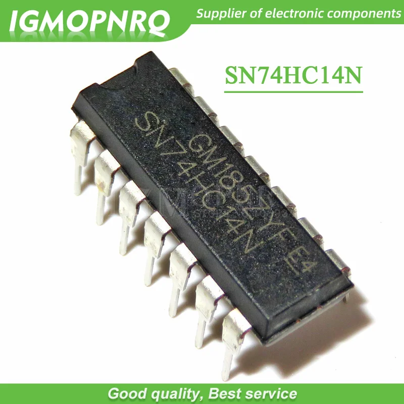 10pcs//lot SN74HC14N 74HC14 SN74HC14 DIP-14 Inverters Hex Schmitt-Trigger