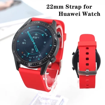 

Replacement 22mm soft silicon strap for Huawei GT 2 46mm Watch Band