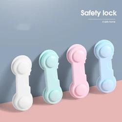 Serrure de sécurité à Double usage pour tiroir d'enfants, bande de Protection des mains Anti pincement pour bébé, crochet de boucle de porte 