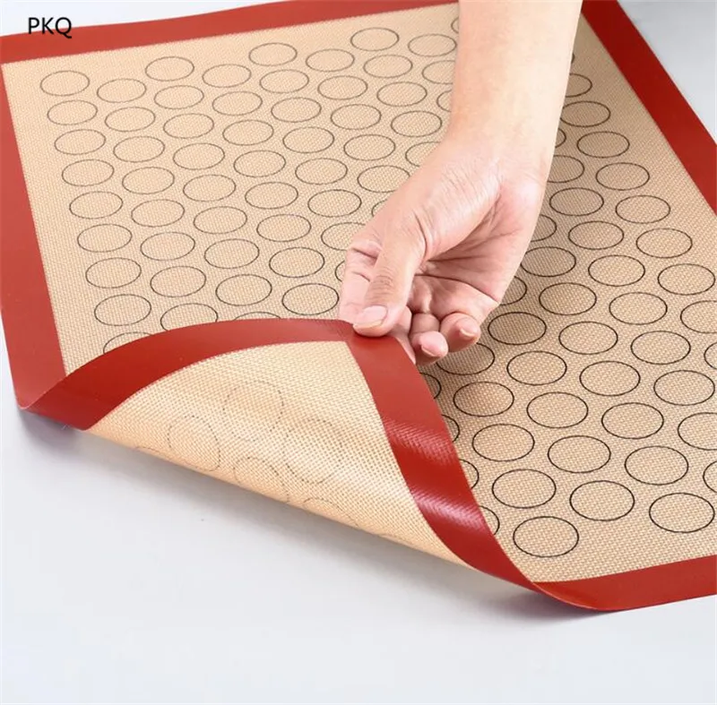 Kitchen Silicone Cookie Sheet Non-Stick Baking Pastry Mat Pad Oven Rolling Kneading Dough Cake BBQ Grill Mat Tools Accessories