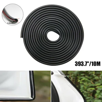 

10M 32ft Car Door Gap Edge Guard Strip U Shape Rubber Seal Molding Styling Trim Protector Universal Decorative Line
