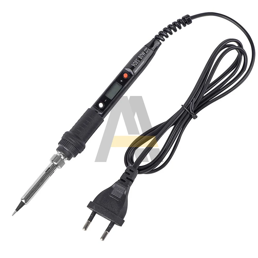 electric soldering irons 80W LCD Electric Soldering iron 908S Adjustable Temperature Solder 110V/220V iron With Soldering Iron Tips with EU/US Plug gas welding machine Welding Equipment