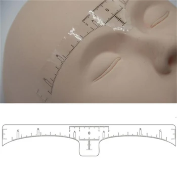 

10/50/100 Pcs New Tattoo Measurement Rulers Sticker Disposable Accurate Ruler Permanent Makeup Tebori Eyebrow Shaping Tools