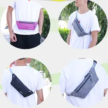 Новая мода унисекс холст спорт на открытом воздухе пояс бум мешок фитнес езда Альпинизм Тактический Портативный личный плеча пакет