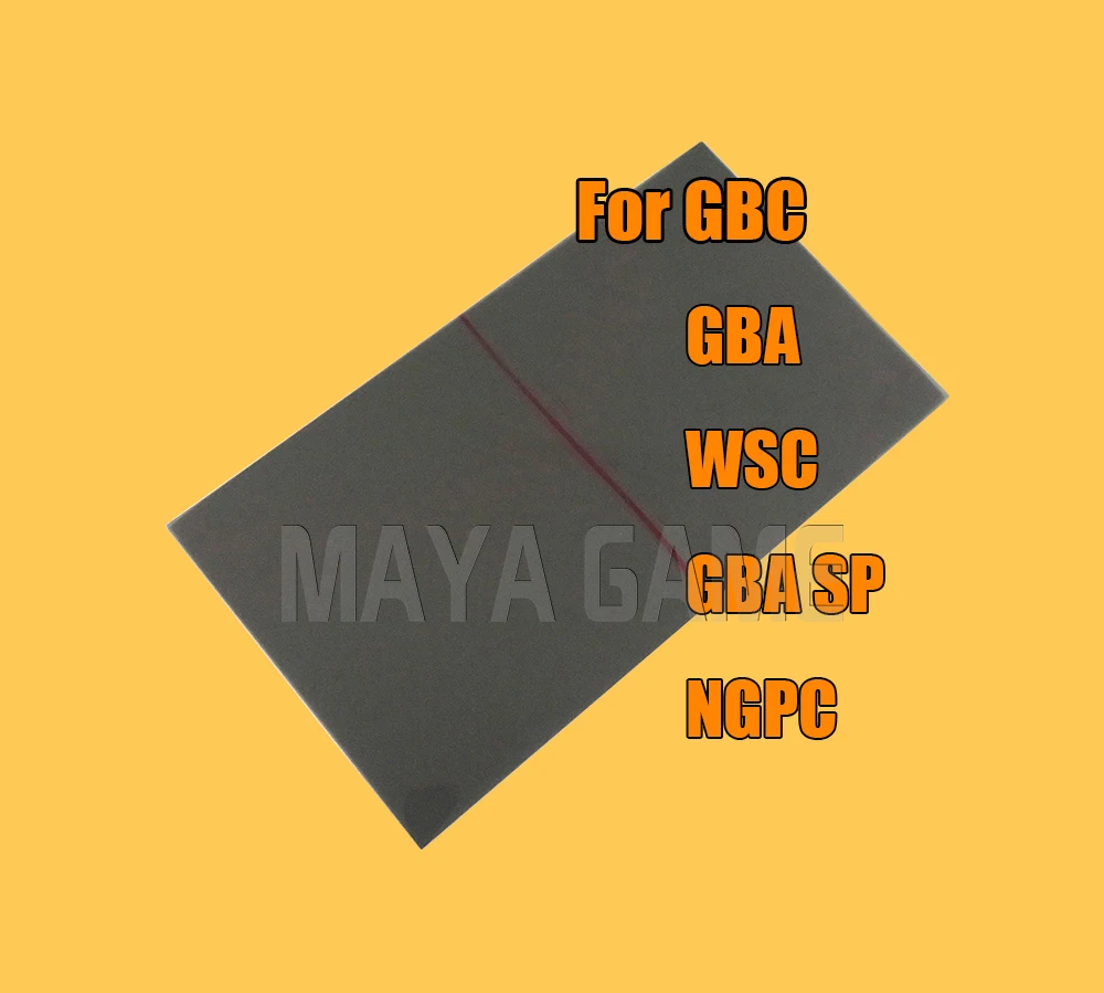 3 шт. поляризатор игрового экрана для GB GBA SP Highlight GBC GBA WSC GBA SP NGPC экран с подсветкой изменить часть поляризующая пленка