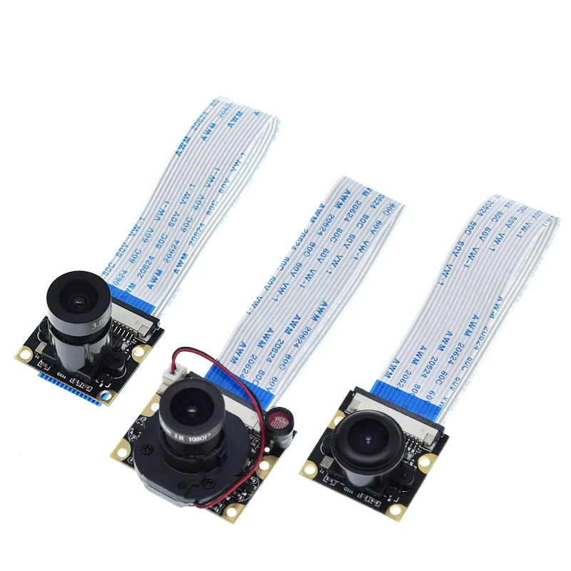 TZT Raspberry Pi 4 Nachtsicht-Fisheye-Kamera 5 MP OV5647 70/95/160 Grad brennweite einstellbare Kamera für Raspberry Pi 3 Modell B – Detail 21