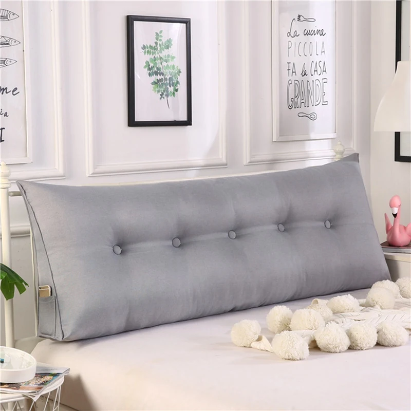 Новая подушка дышащая поясная подушка однотонная Удобная подушка для сидения Мягкая текстильная Съемная подушка для спины длинные постельные принадлежности