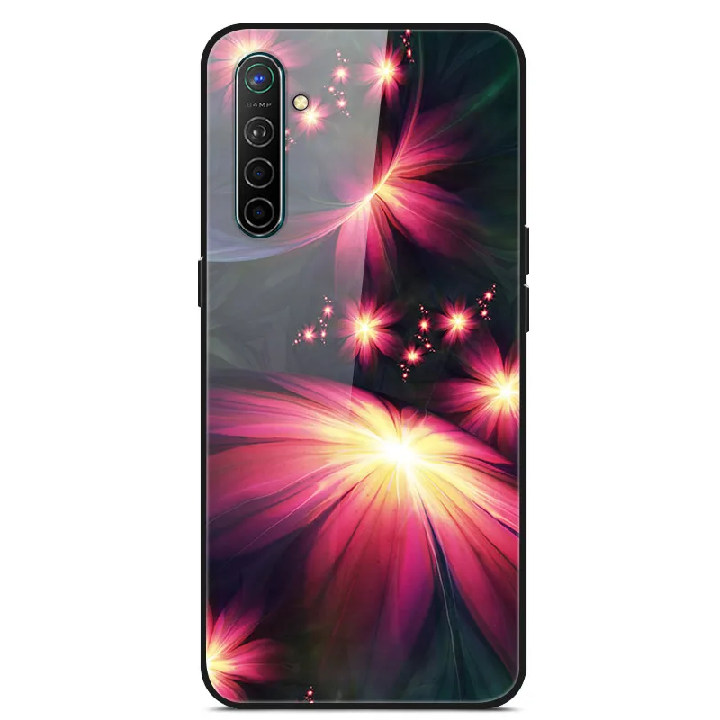 37 Чехол для OPPO Realme X2 XT, чехол из закаленного стекла, Жесткий Чехол для телефона, чехол для OPPO Realme XT Global X2, ТПУ бампер, чехол s RealmeX2 - Цвет: 37